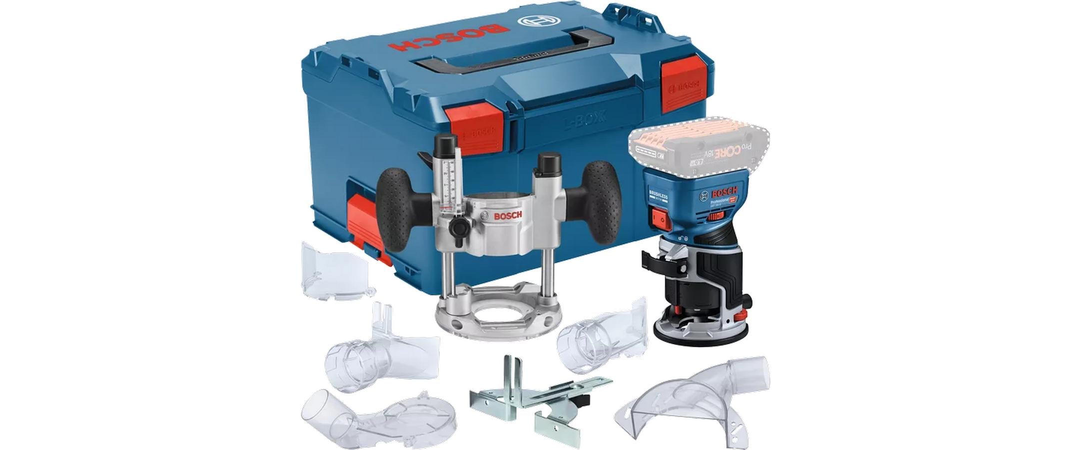 Bosch Professional Akku-Kantenfräse GKF 18 V-8 Taucheinheit TE 600 in L-BOXX Bosch Professional Akku-Kantenfräse GKF 18 V-8 Taucheinheit TE 600 in L-BOXX