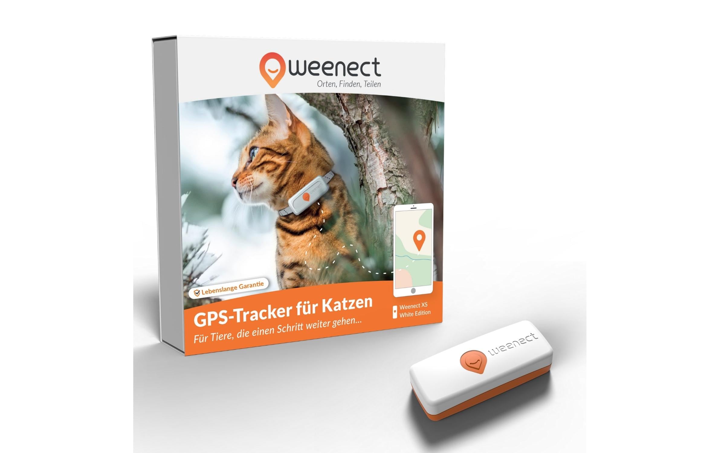 Weenect GPS-Tracker XS für Katzen, Weiss Weenect GPS-Tracker XS für Katzen, Weiss