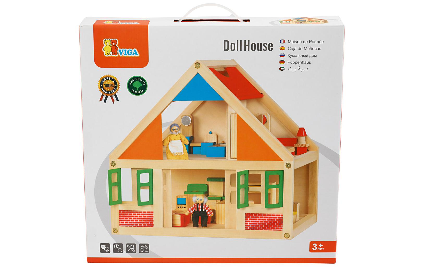 Viga Puppenhaus Holz