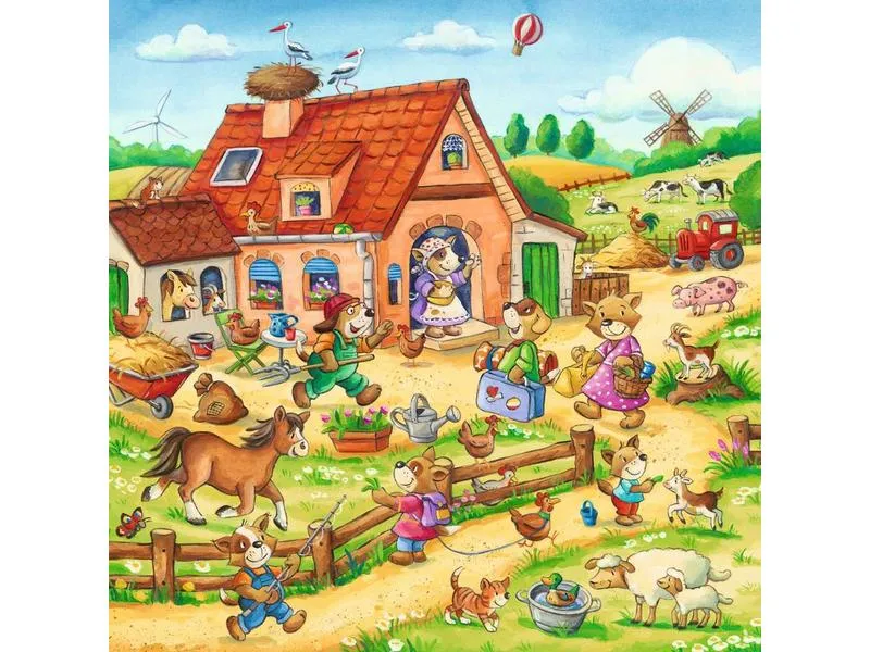 Ravensburger Kleinkinder Puzzle Ferien auf dem Land Ravensburger Kleinkinder Puzzle Ferien auf dem Land