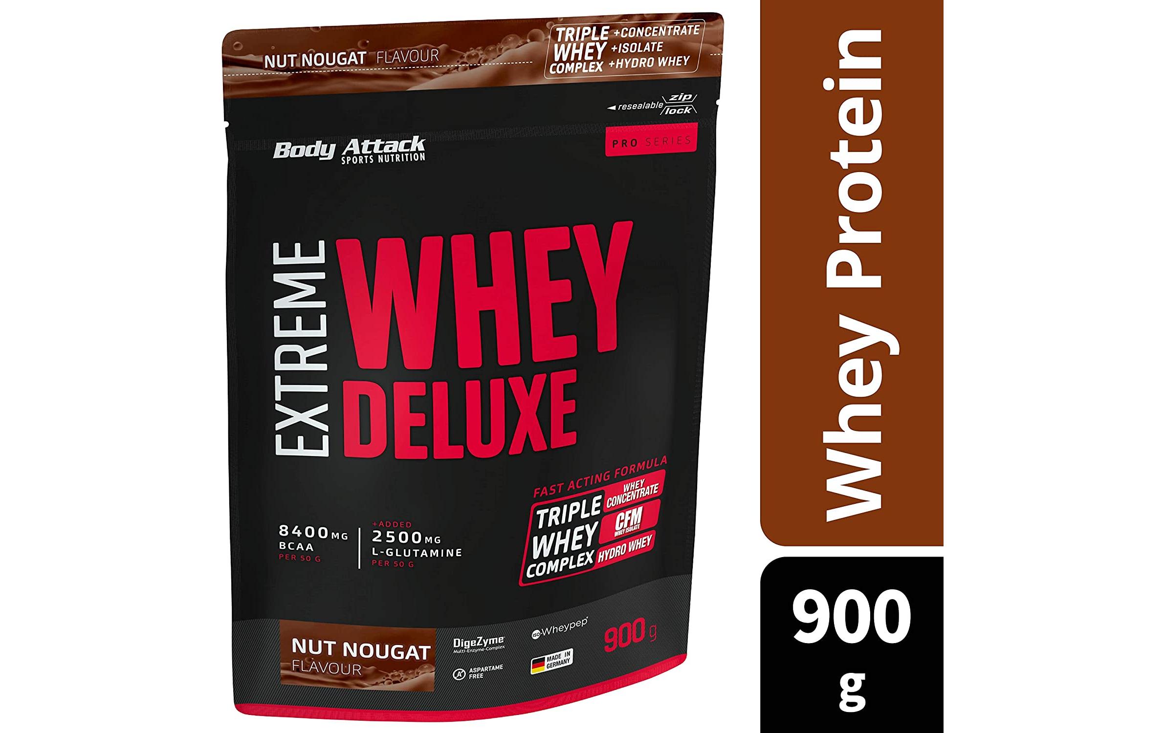 Body Attack Pulver Extreme Whey Deluxe Cookie/Crème 900 g
