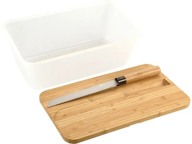 Kesper Brotbox Transparent/Weiss