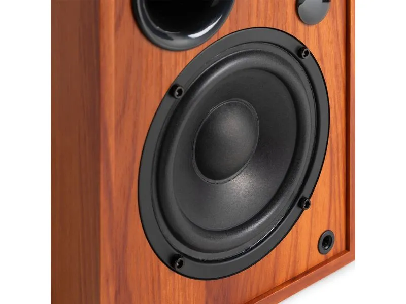 Audizio Regallautsprecher KS02 80W, BT, holzfarben Braun Audizio Regallautsprecher KS02 80W, BT, holzfarben Braun
