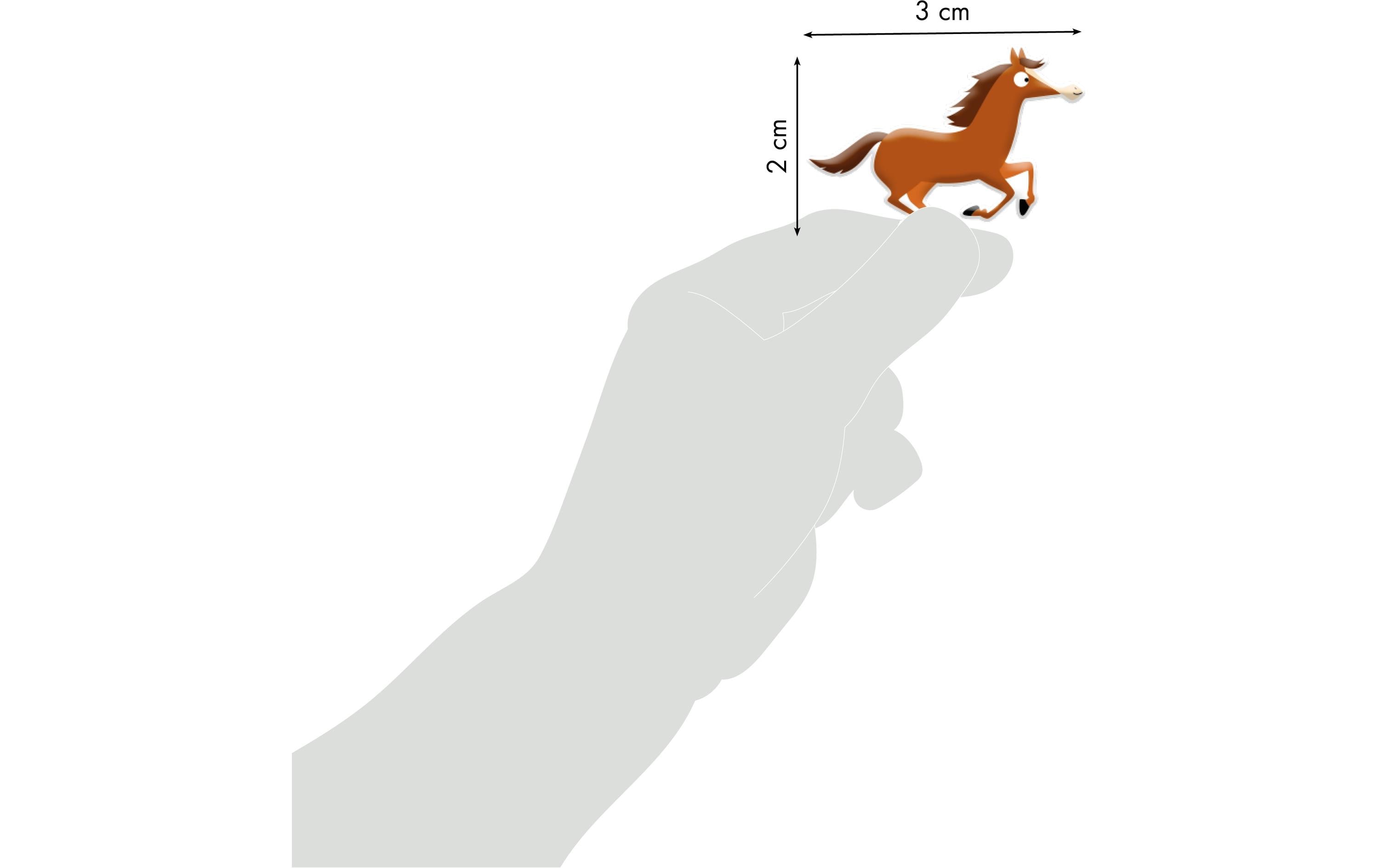 Clairefontaine Motivsticker 3D Cooky Pferde 1 Bogen Clairefontaine Motivsticker 3D Cooky Pferde 1 Bogen