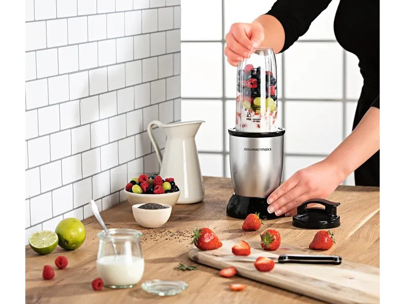 GOURMETmaxx Nährstoffextraktor Nutrition Schwarz/Silber GOURMETmaxx Nährstoffextraktor Nutrition Schwarz/Silber