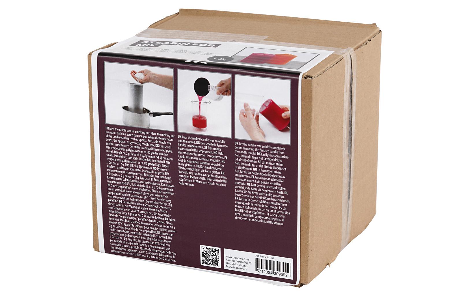 Creativ Company Kerzenstearin 1 kg Weiss