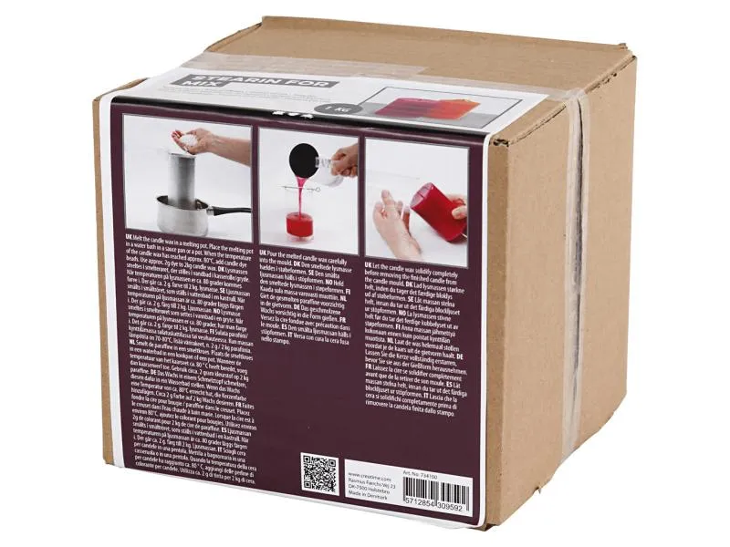 Creativ Company Kerzenstearin 1 kg Weiss