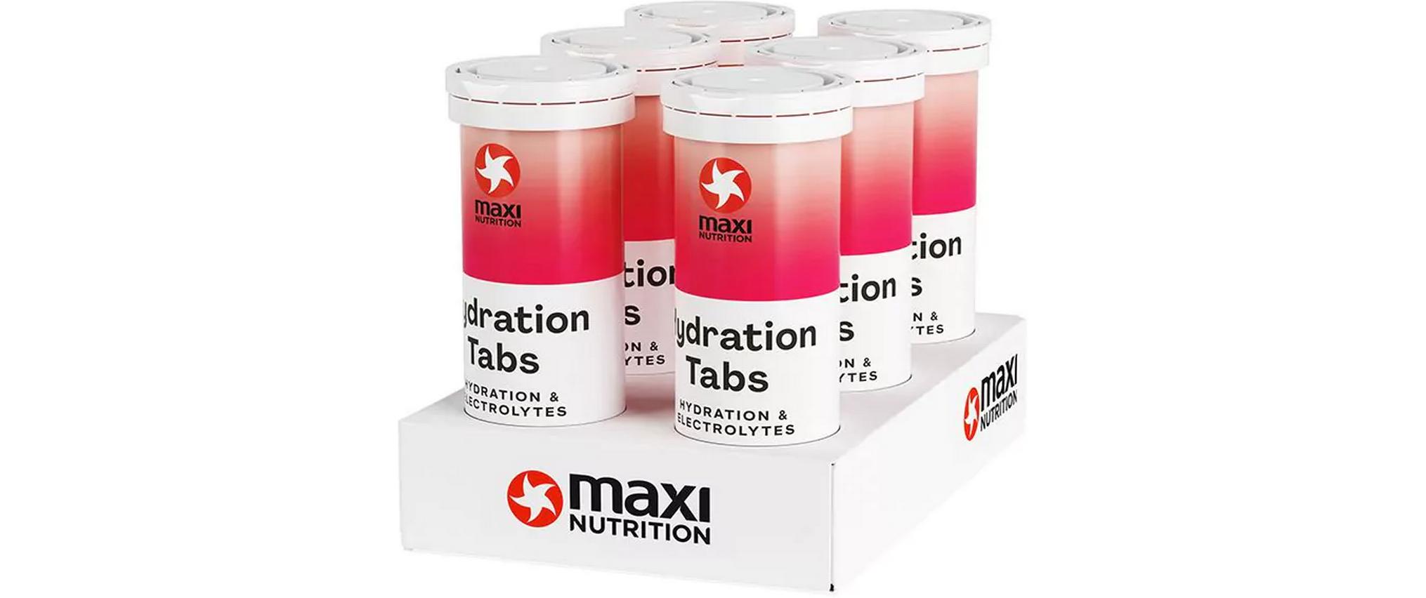 Maxi Nutrition Nutrition Hydration Tabs Strawberry Lemonade, 6x Röhrchen