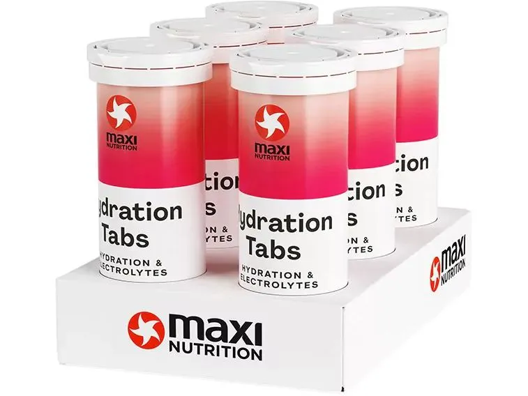 Maxi Nutrition Nutrition Hydration Tabs Strawberry Lemonade, 6x Röhrchen