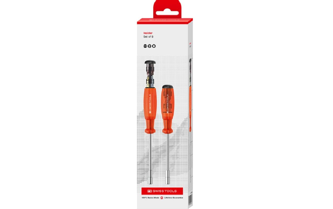 PB Swiss Tools Schraubenzieher Bithalter 6465 CBB mit 8 Bits PB Swiss Tools Schraubenzieher Bithalter 6465 CBB mit 8 Bits