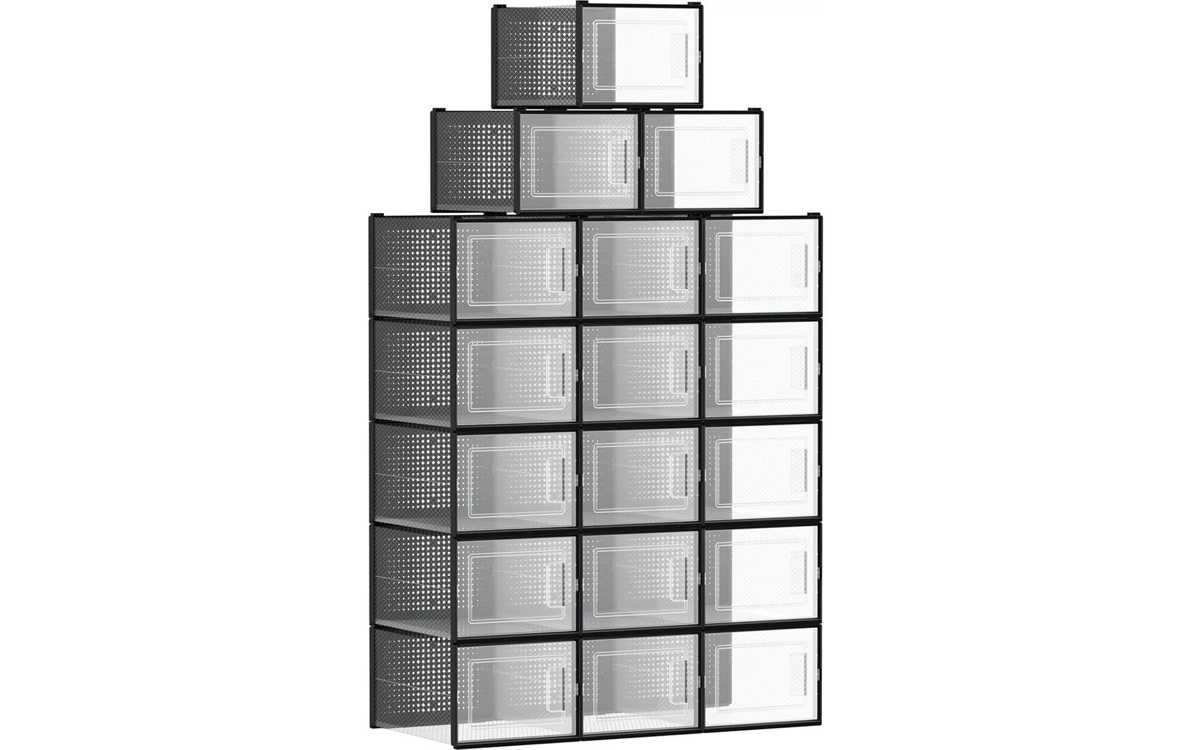 Songmics Schuhorganizer 18er Pack, faltbar