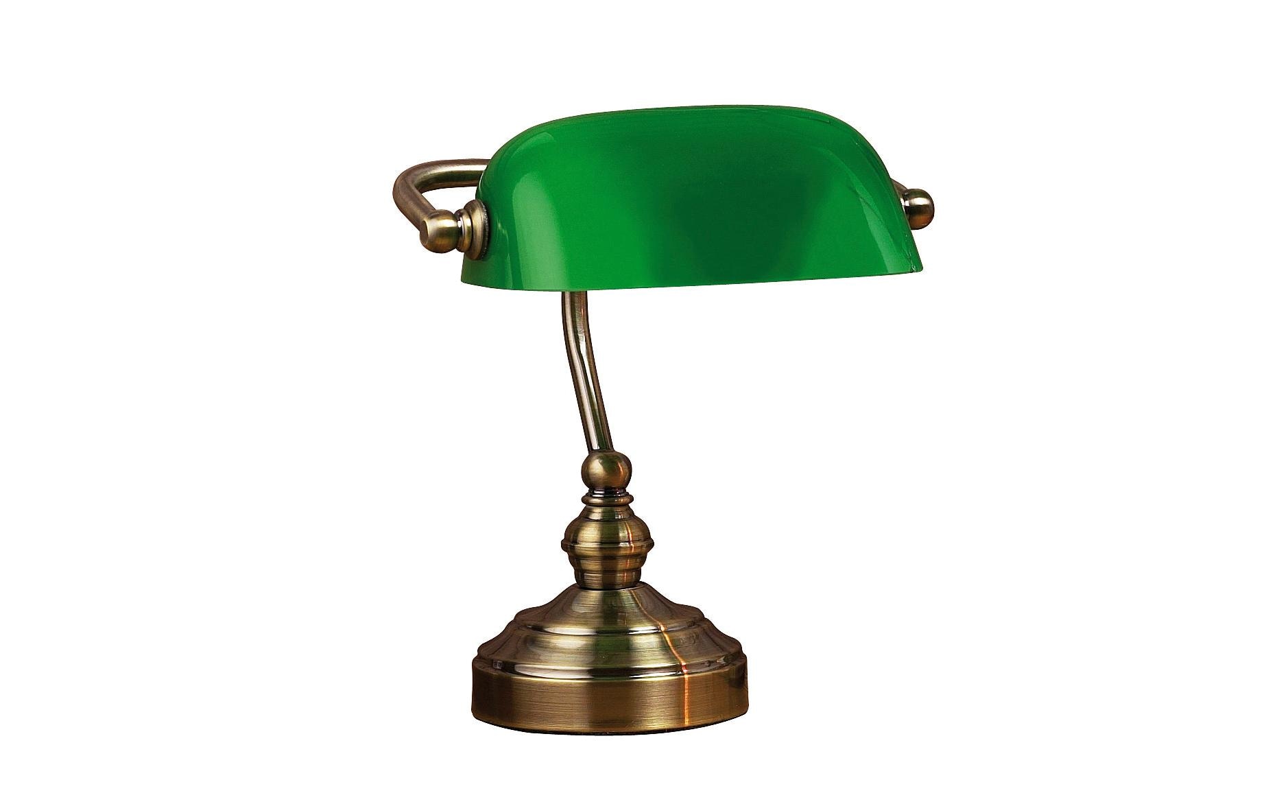 Markslöjd Tischleuchte Bankers, 25 cm, E14, Grün