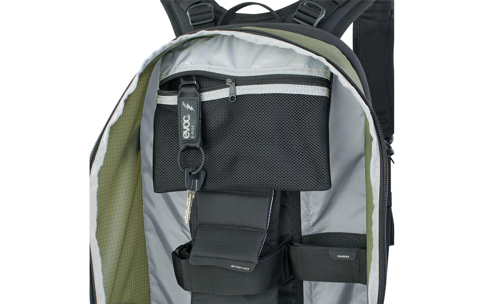 evoc Rucksack FR Tour E-Ride 30 l, Dark/Olive/Black