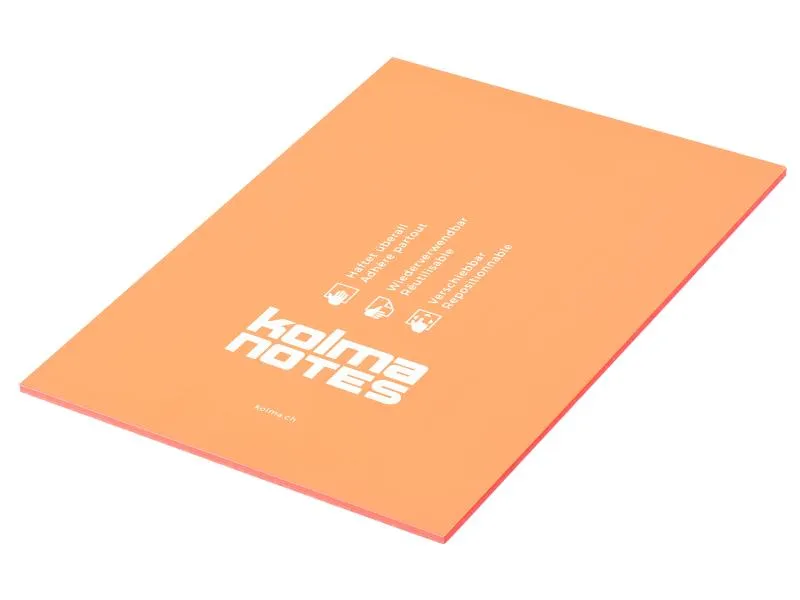 Kolma Notizzettel NOTES A5 Orange, 50 Blatt