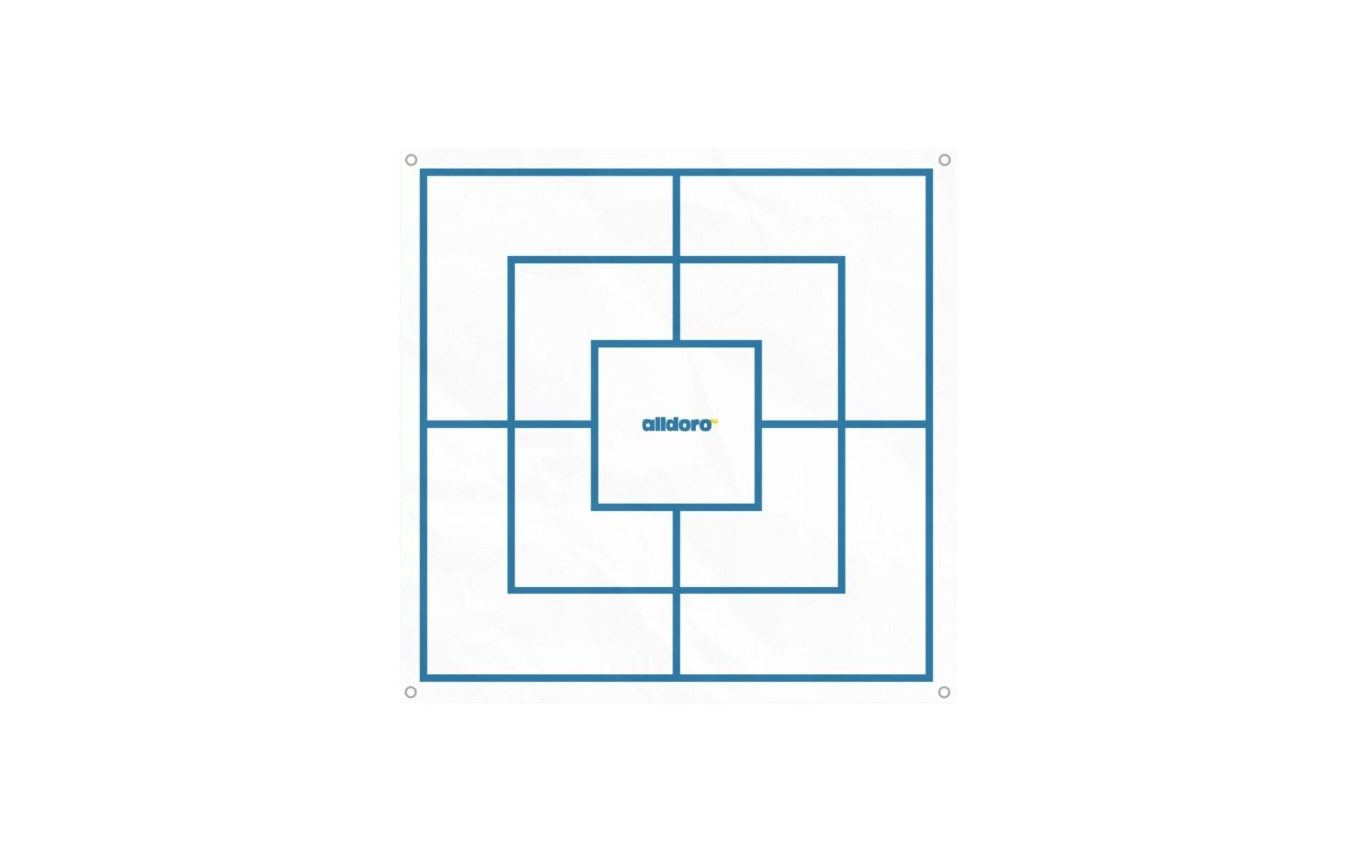 alldoro Spielset XXL 2in1 Dame und Mühlespiel