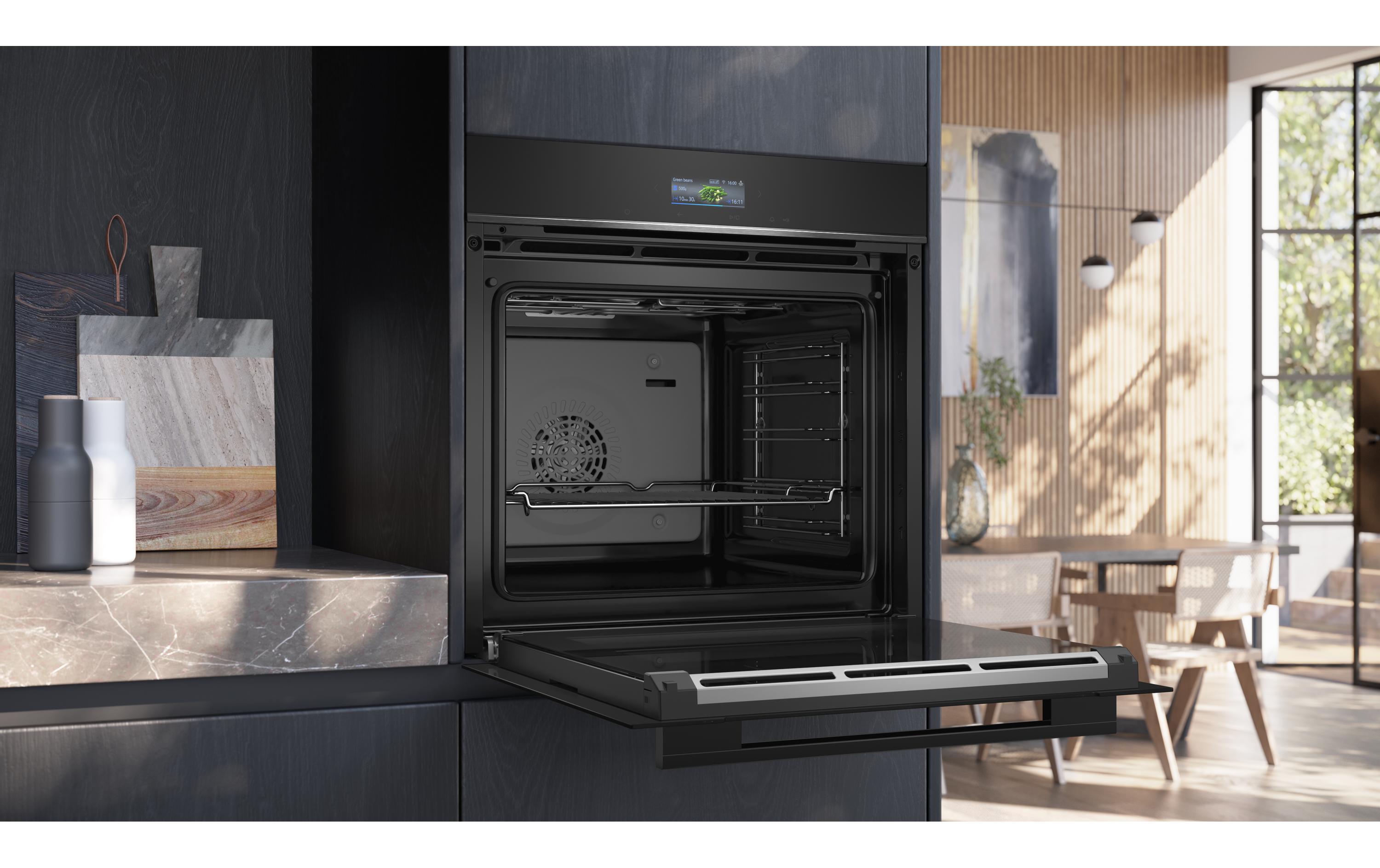 Siemens Einbaubackofen HB734G1B1 Schwarz A+