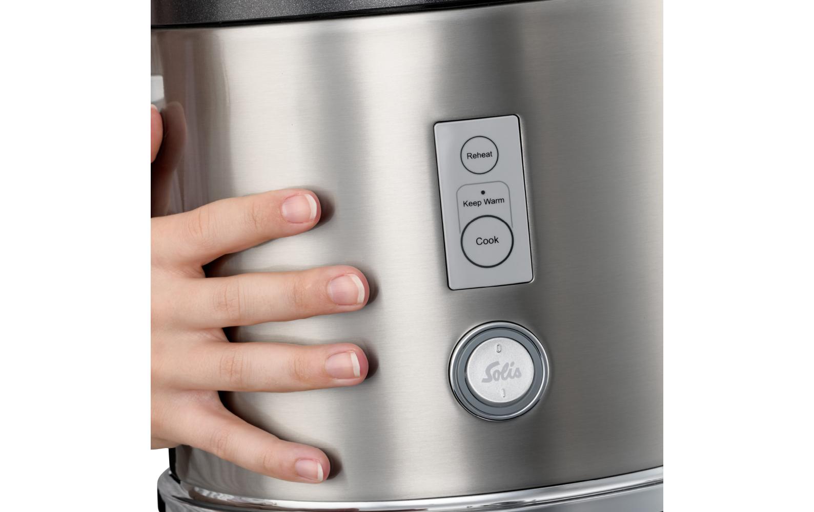 Solis Reiskocher mit automatischer Warmhaltefunktion 1.2 l