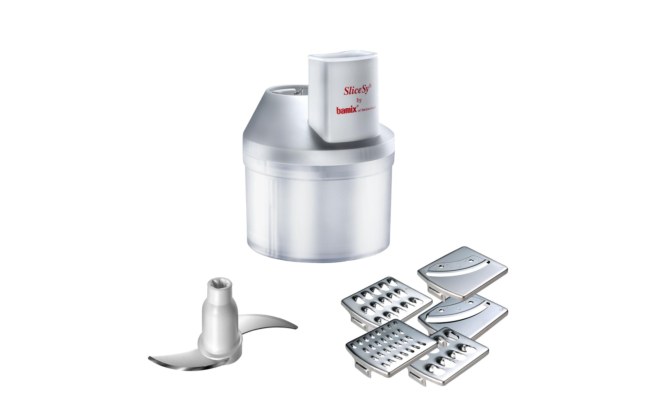 Bamix Zerkleinerer-Aufsatz SliceSy Lichtgrau