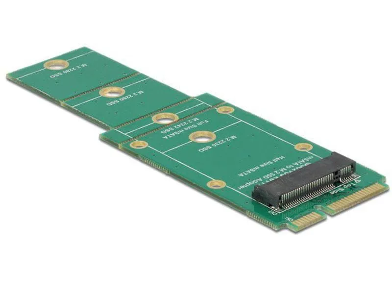 Delock mSATA-Adapterplatine für M.2-Module Delock mSATA-Adapterplatine für M.2-Module