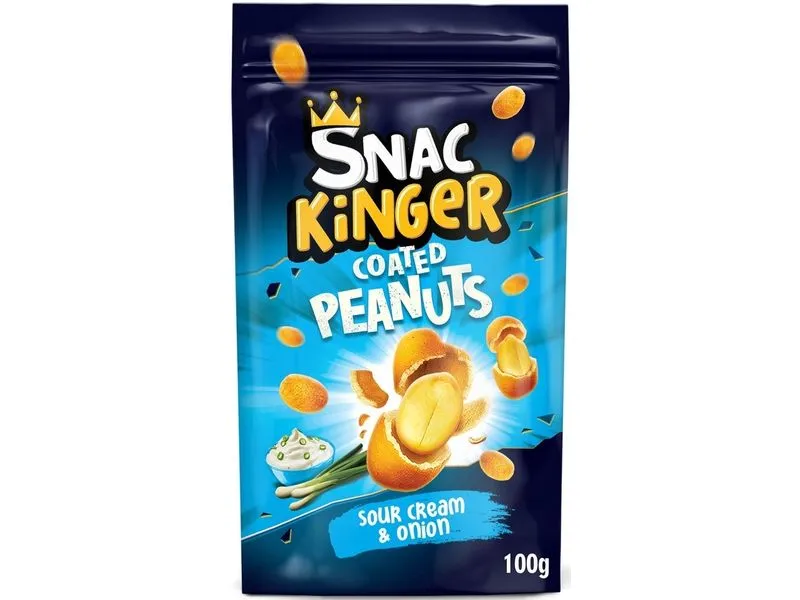 Snac Kinger Snackinger Sour Cream & Onion - 100g 100 g Snac Kinger Snackinger Sour Cream & Onion - 100g 100 g