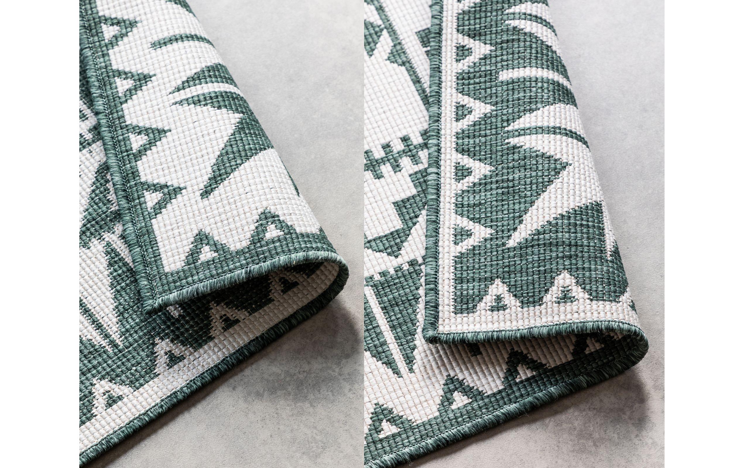 Elle Decoration Teppich Dynamic 120 x 170 cm, Green