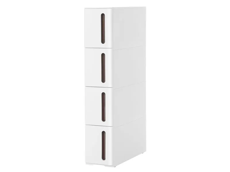 Songmics Kommode mit 4 Schubladen, Weiss Songmics Kommode mit 4 Schubladen, Weiss