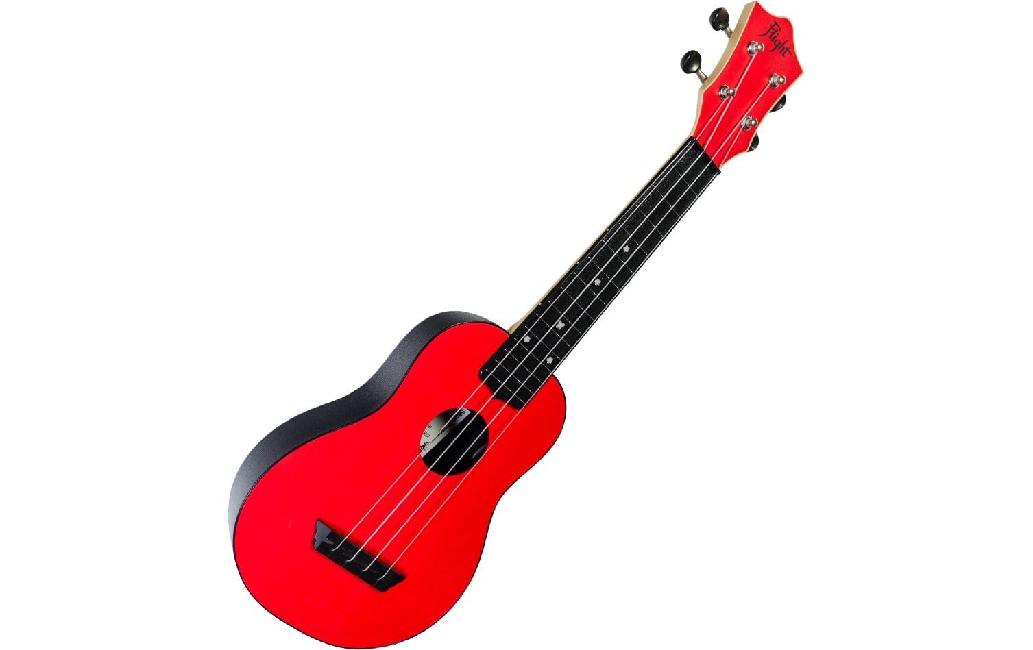 Flight Ukulele Travel Soprano ABS – Red