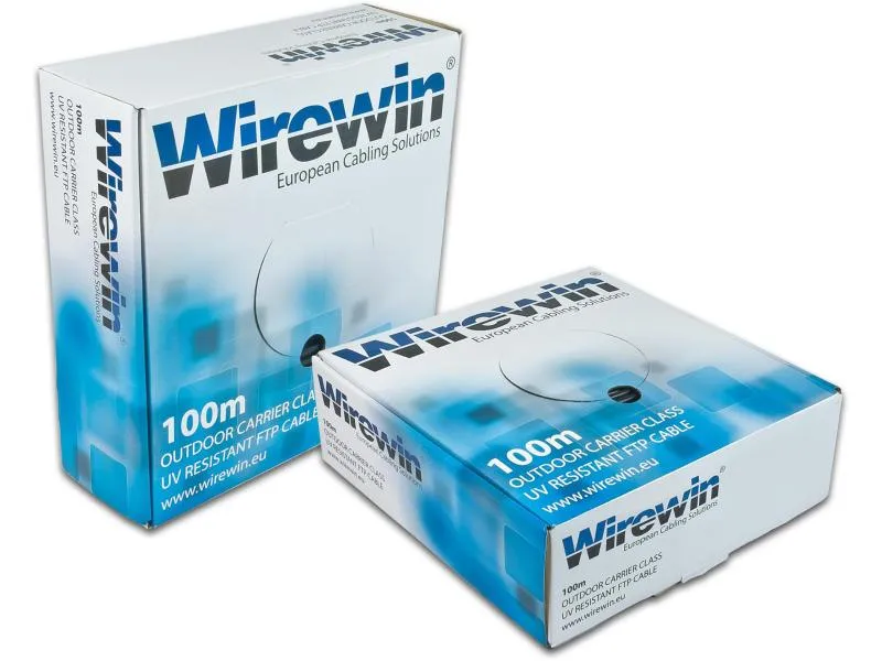 Wirewin Rangierkabel VKBOX OUTDOOR 100.0 Cat 5e, FTP, 100 m, Schwarz Wirewin Rangierkabel VKBOX OUTDOOR 100.0 Cat 5e, FTP, 100 m, Schwarz