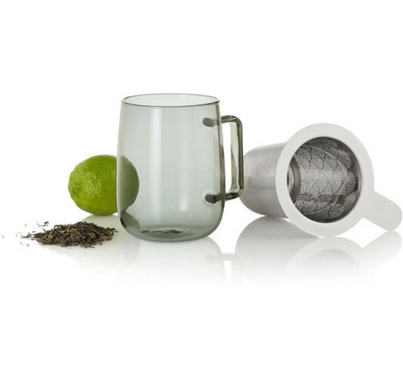 AdHoc Teefilter-System Fusion Edelstahl, mit Griff, 350 ml