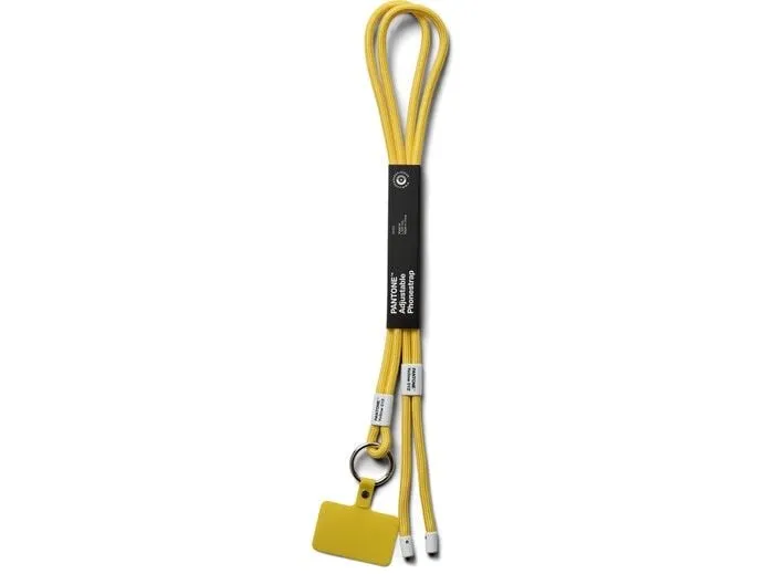 Pantone by Copenhagen Design AdjustablePhonestrap Yellow012 Pantone by Copenhagen Design AdjustablePhonestrap Yellow012