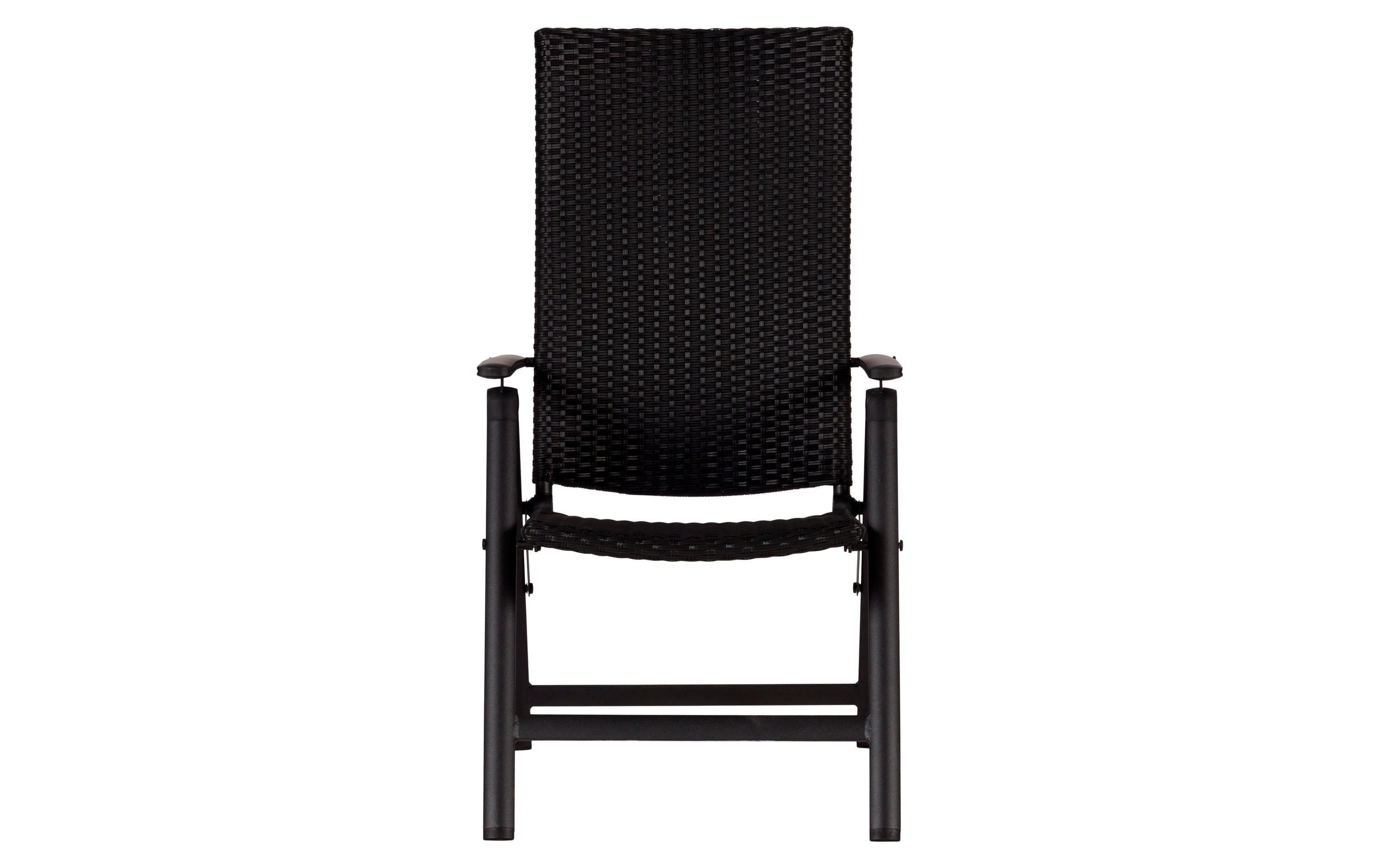 Schou Gartenstuhl Lise Positon 59 x 75 x 108cm – Schwarz