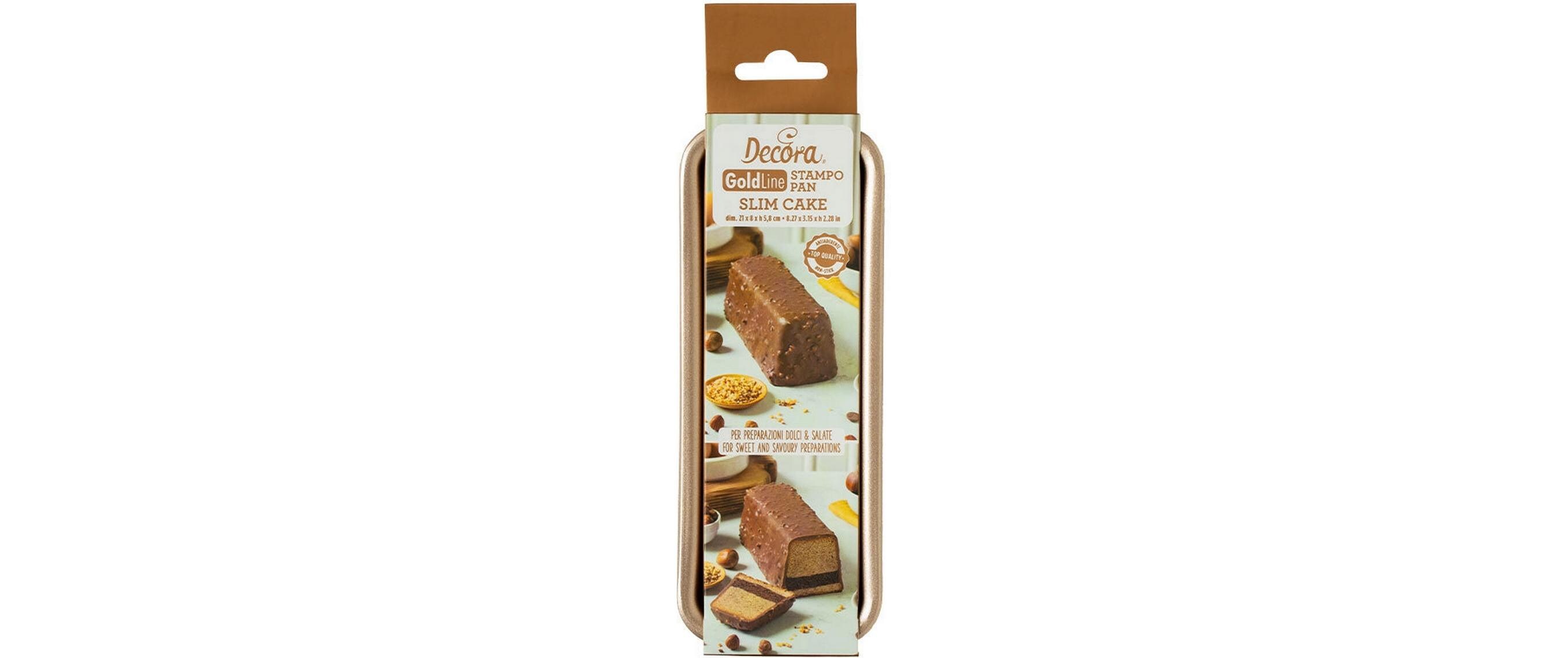 Decora Backform Slim Cake 21 cm, Rose-Gold Linie