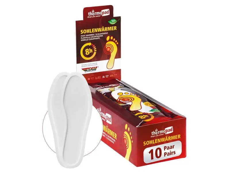 Thermopad multi Wärmepad Sohlenwärmer XL Gr. 42 - 43, 10er Pack