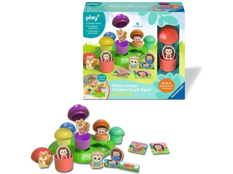 play+ Mein erstes Farben-Suchspiel: Wald play+ Mein erstes Farben-Suchspiel: Wald