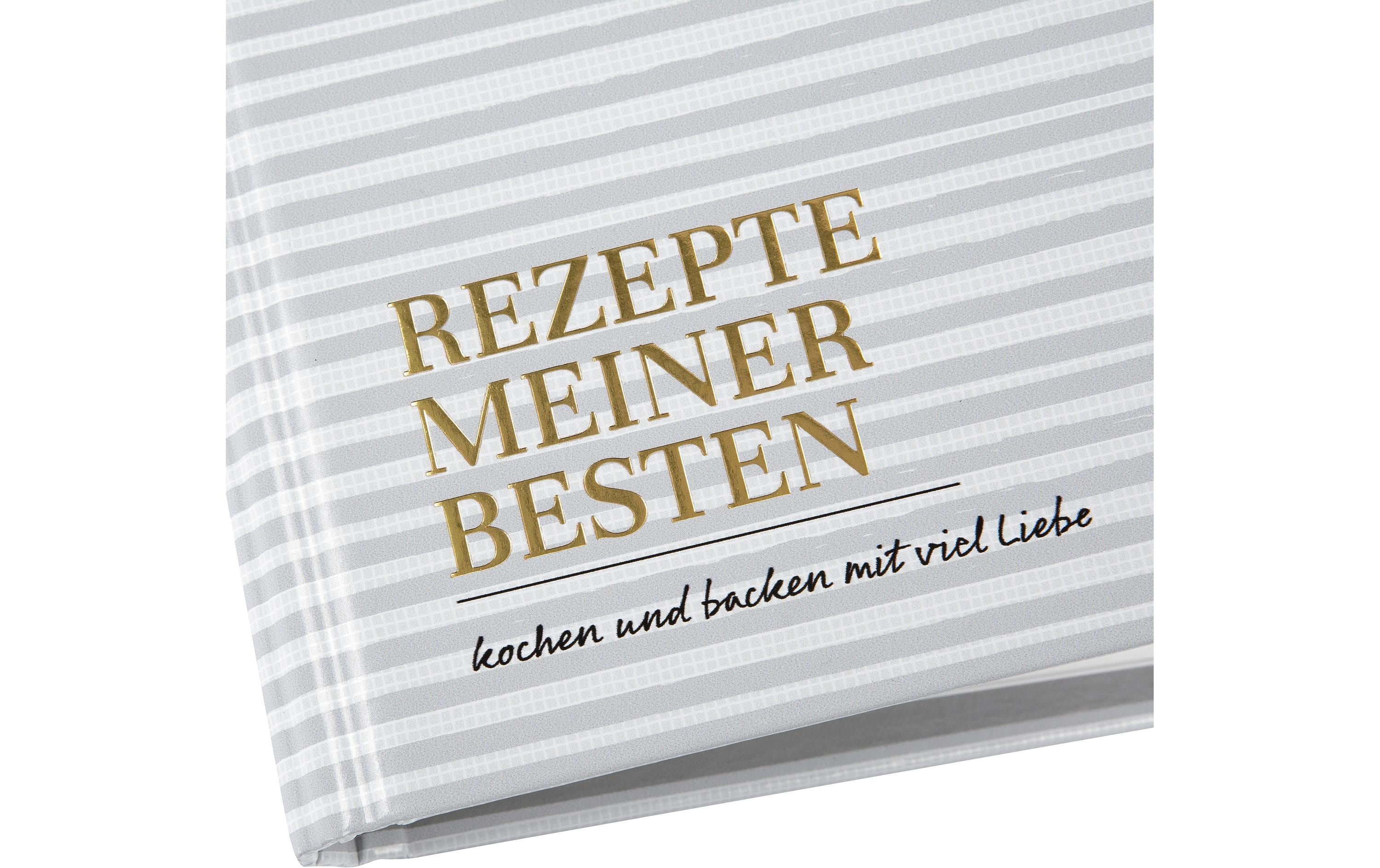 Goldbuch Notizbuch Rezepte Meiner Besten 18.5 x 23 cm
