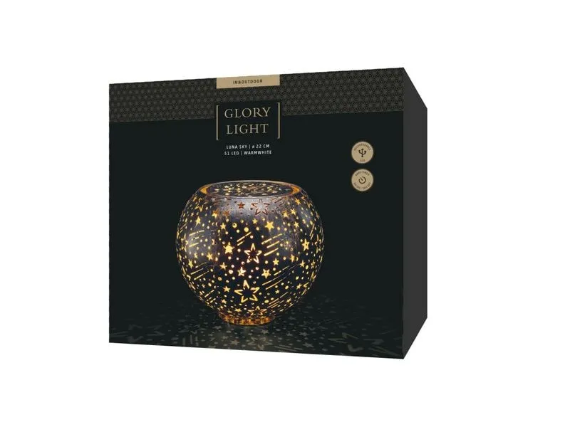 STT Luna Sky Metall Schwarz Gold 22 cm