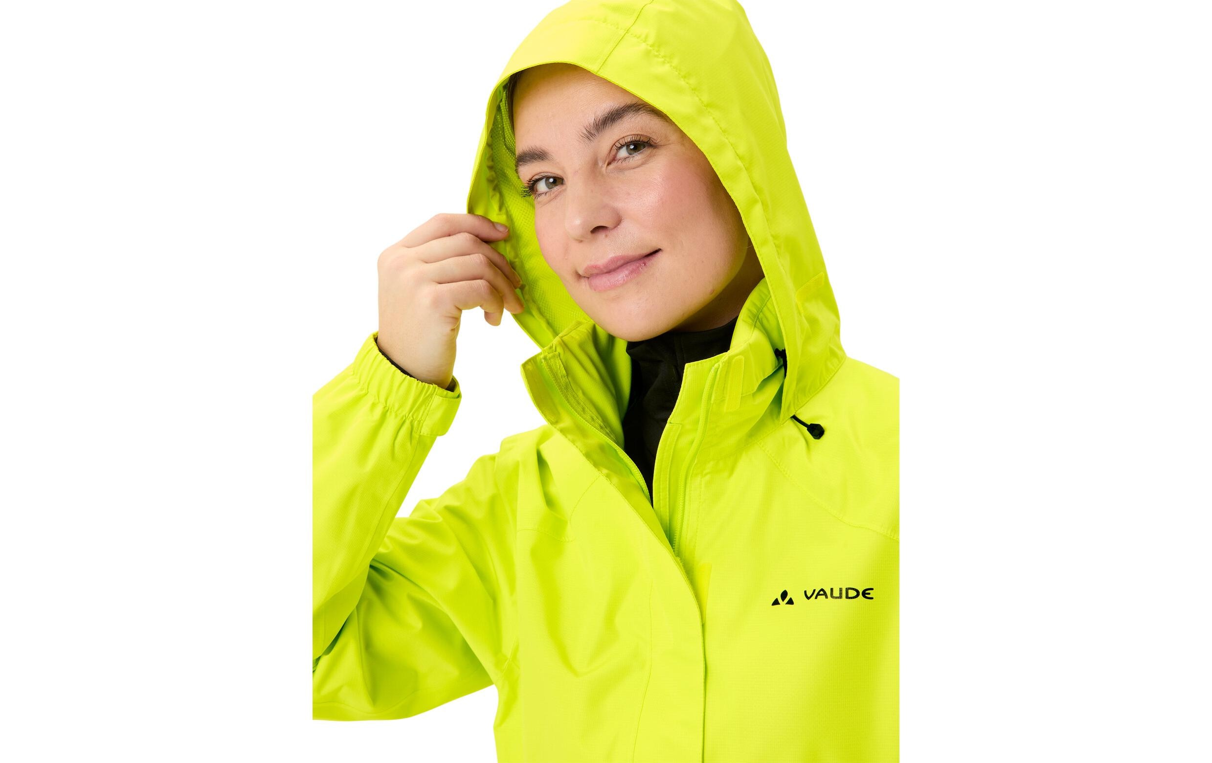 VAUDE Damen Regenjacke Wo Escape Bike Light Hellgrün, Grösse 34
