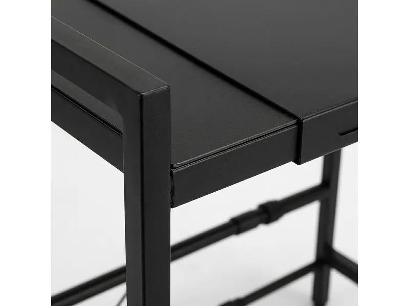 relaxdays Mikrowellenständer Schwarz relaxdays Mikrowellenständer Schwarz