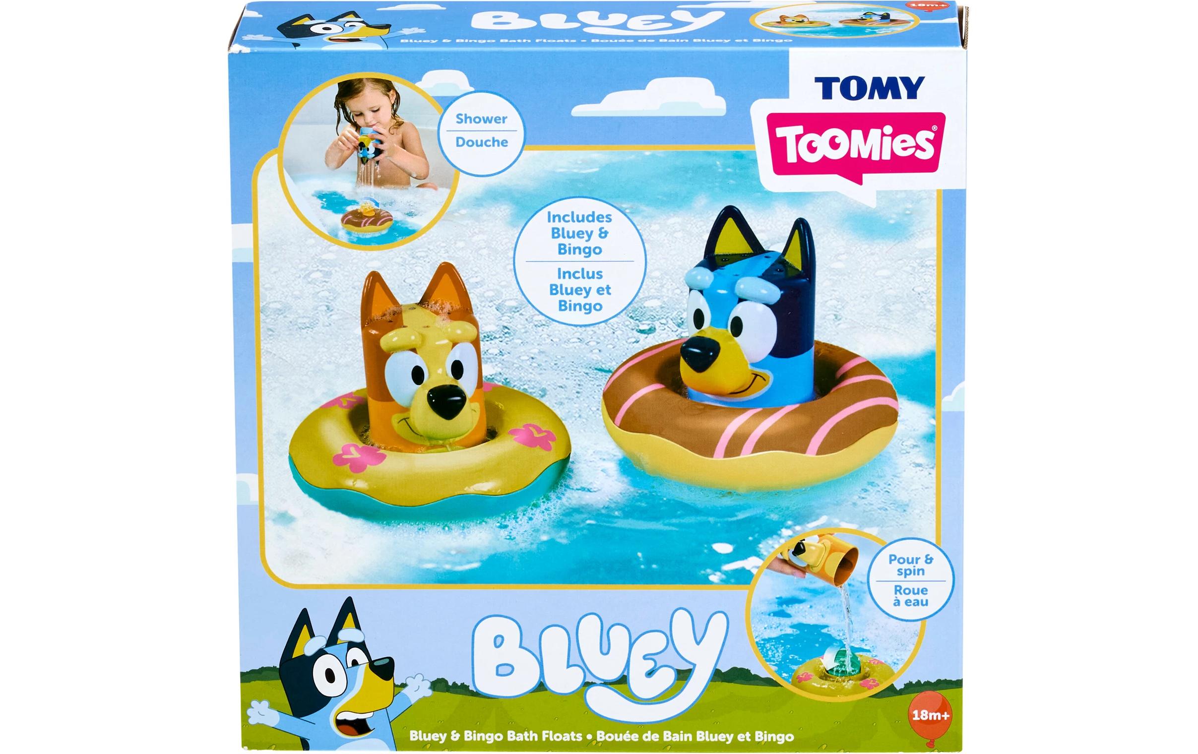 Tomy Badespielzeug Bluey Badeinsel 2-er Pack Tomy Badespielzeug Bluey Badeinsel 2-er Pack
