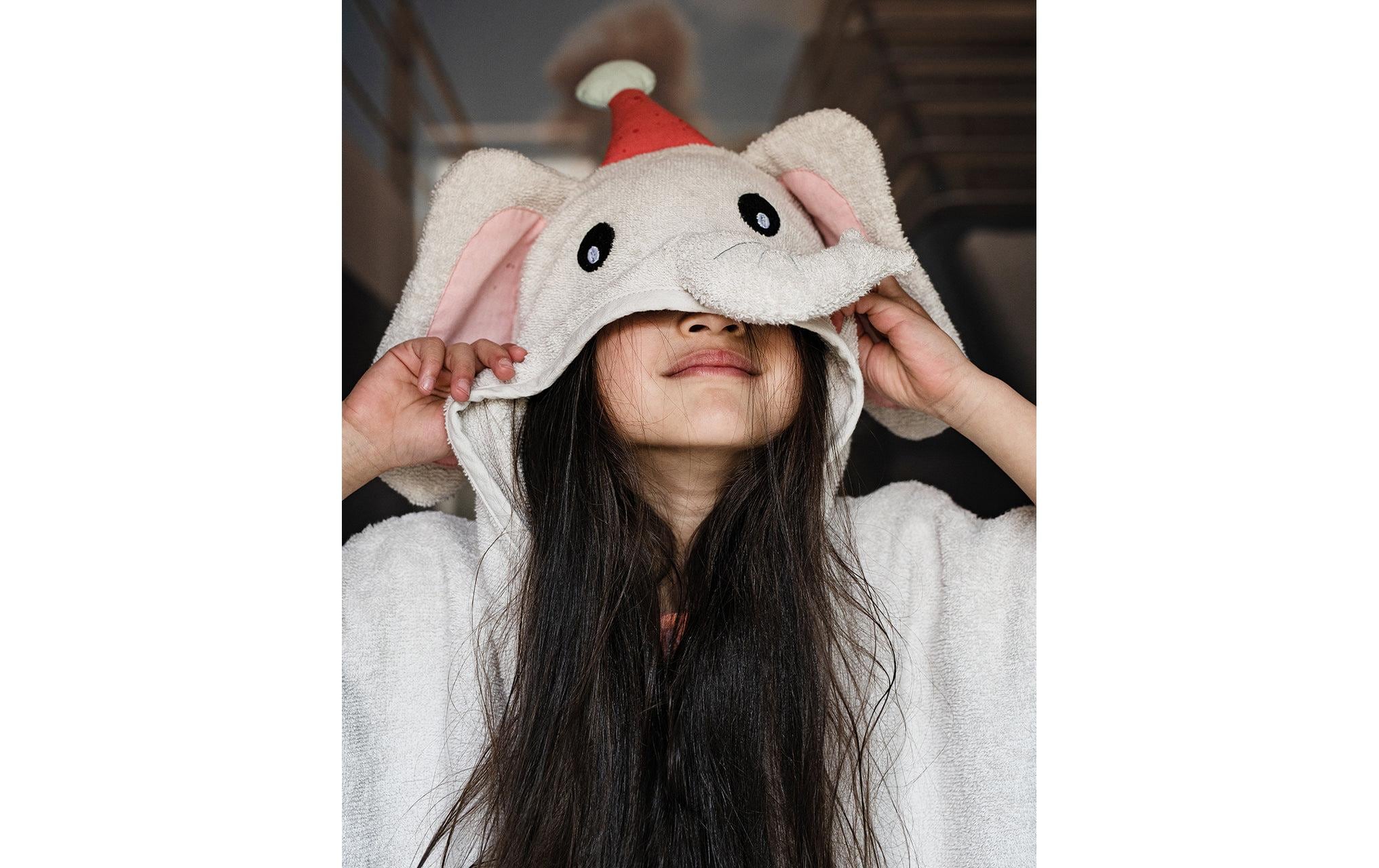 Chic Mic Kinder Poncho – Elephant