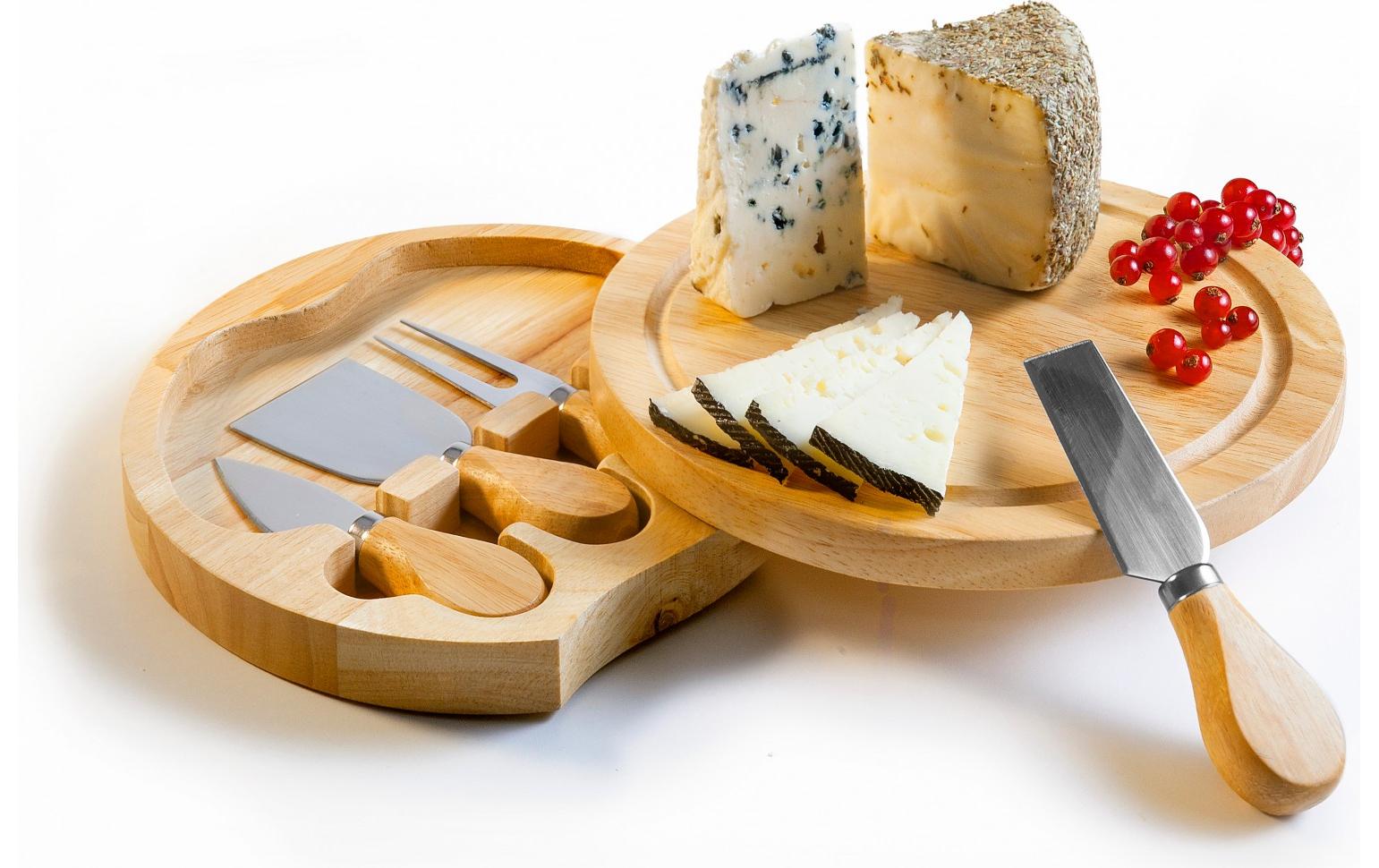 Ibili Käsemessen-Set Holz 21 cm Rund