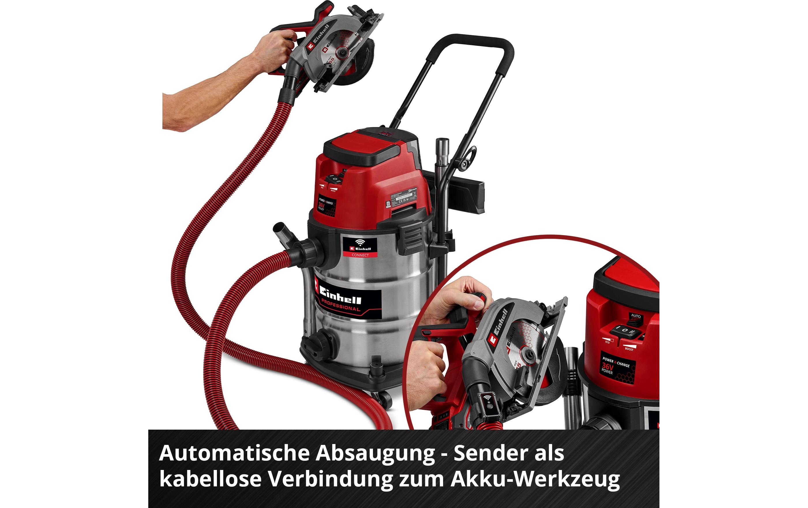 Einhell Akku-Nass-/Trockensauger TP-VC 36/30 S Auto Solo