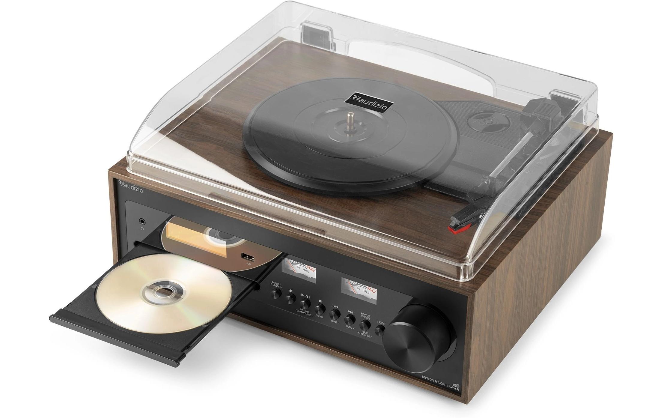 Audizio Plattenspieler Set Boston Schwarz