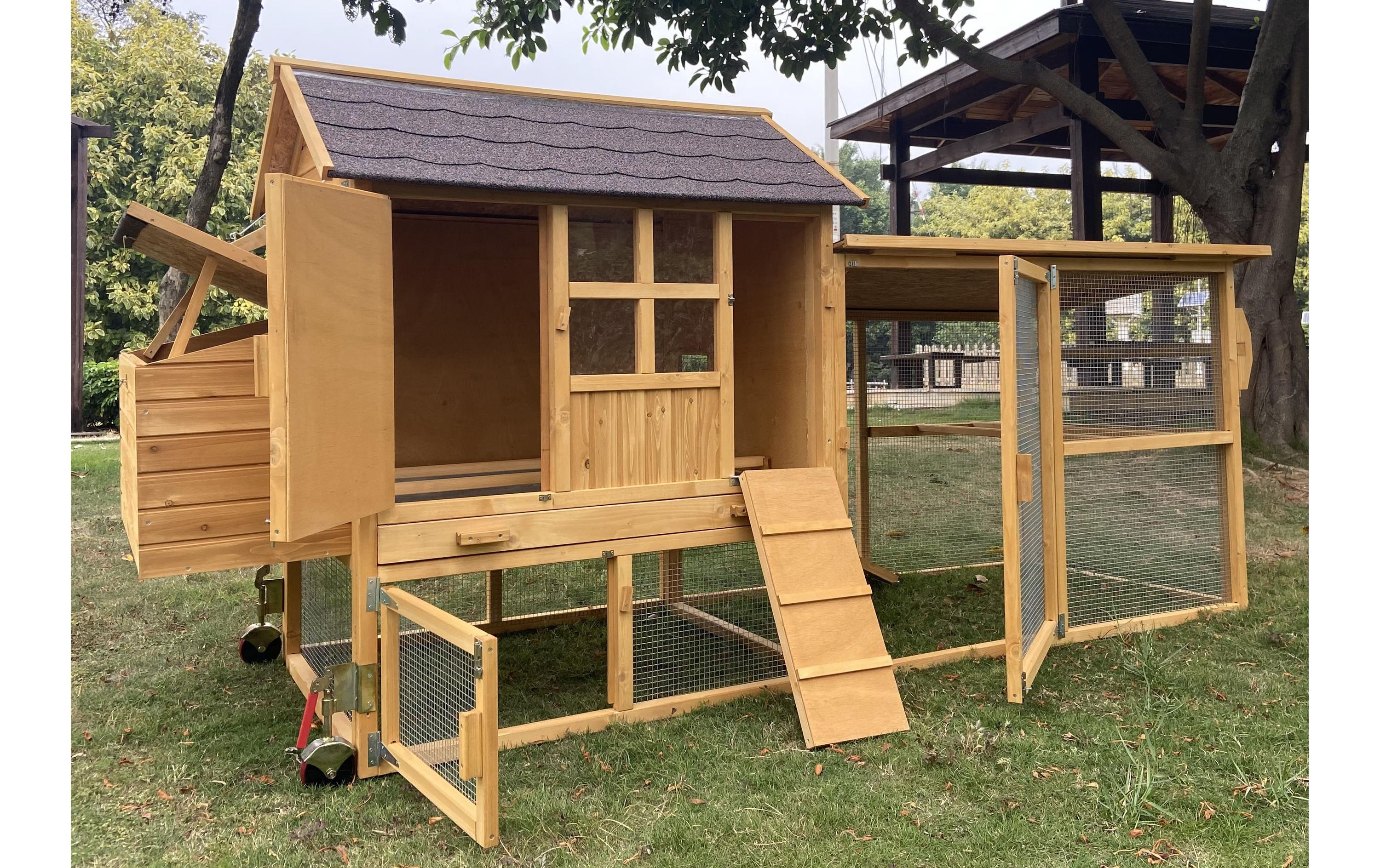 PetHomes Kleintierstall Montreux 2022, aus Massivholz PetHomes Kleintierstall Montreux 2022, aus Massivholz