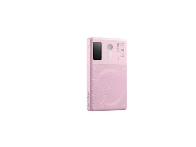Godox MA5R RGB LED-Handyleuchte mit Powerbank Pink Godox MA5R RGB LED-Handyleuchte mit Powerbank Pink
