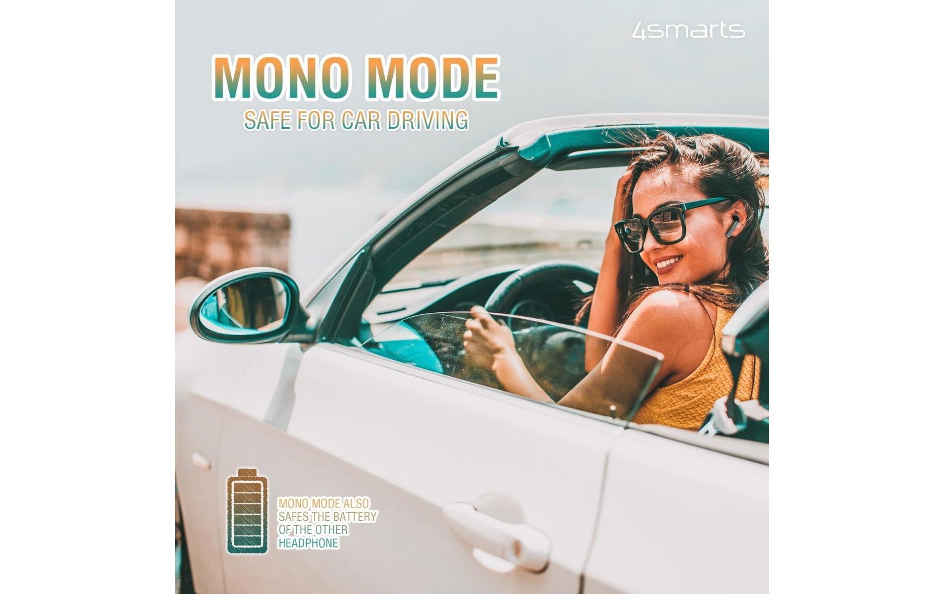 4smarts True Wireless In-Ear-Kopfhörer Eara Twin Weiss