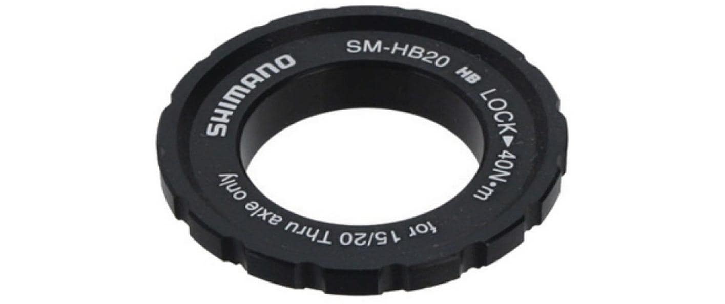 Shimano Lock-Ring SM-HB20 15/20 mm, Steckachse Shimano Lock-Ring SM-HB20 15/20 mm, Steckachse