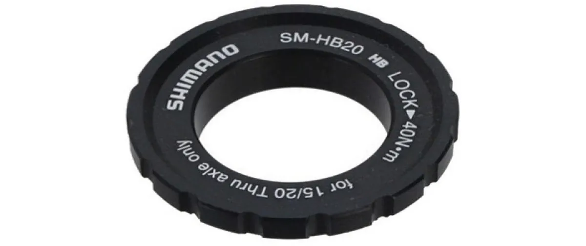 Shimano Lock-Ring SM-HB20 15/20 mm, Steckachse Shimano Lock-Ring SM-HB20 15/20 mm, Steckachse