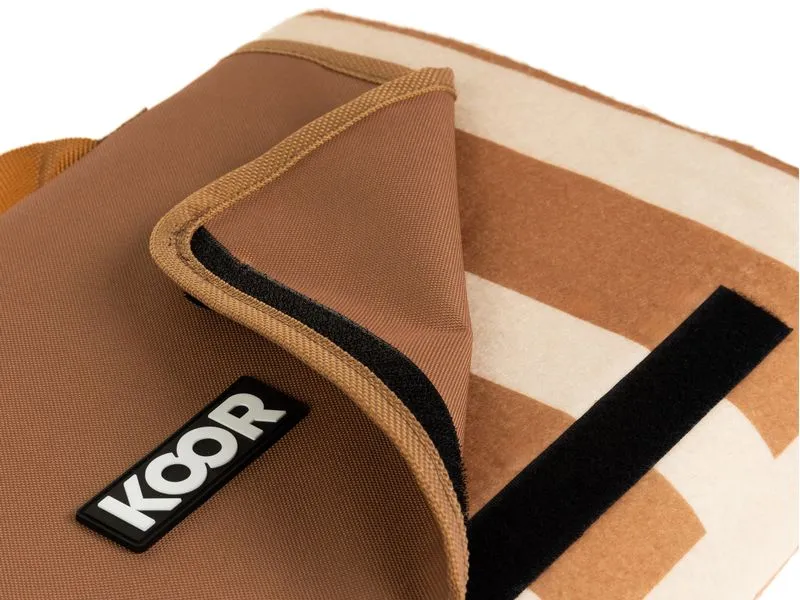 KOOR Picknickdecke Check, Braun 150 x 200 cm KOOR Picknickdecke Check, Braun 150 x 200 cm