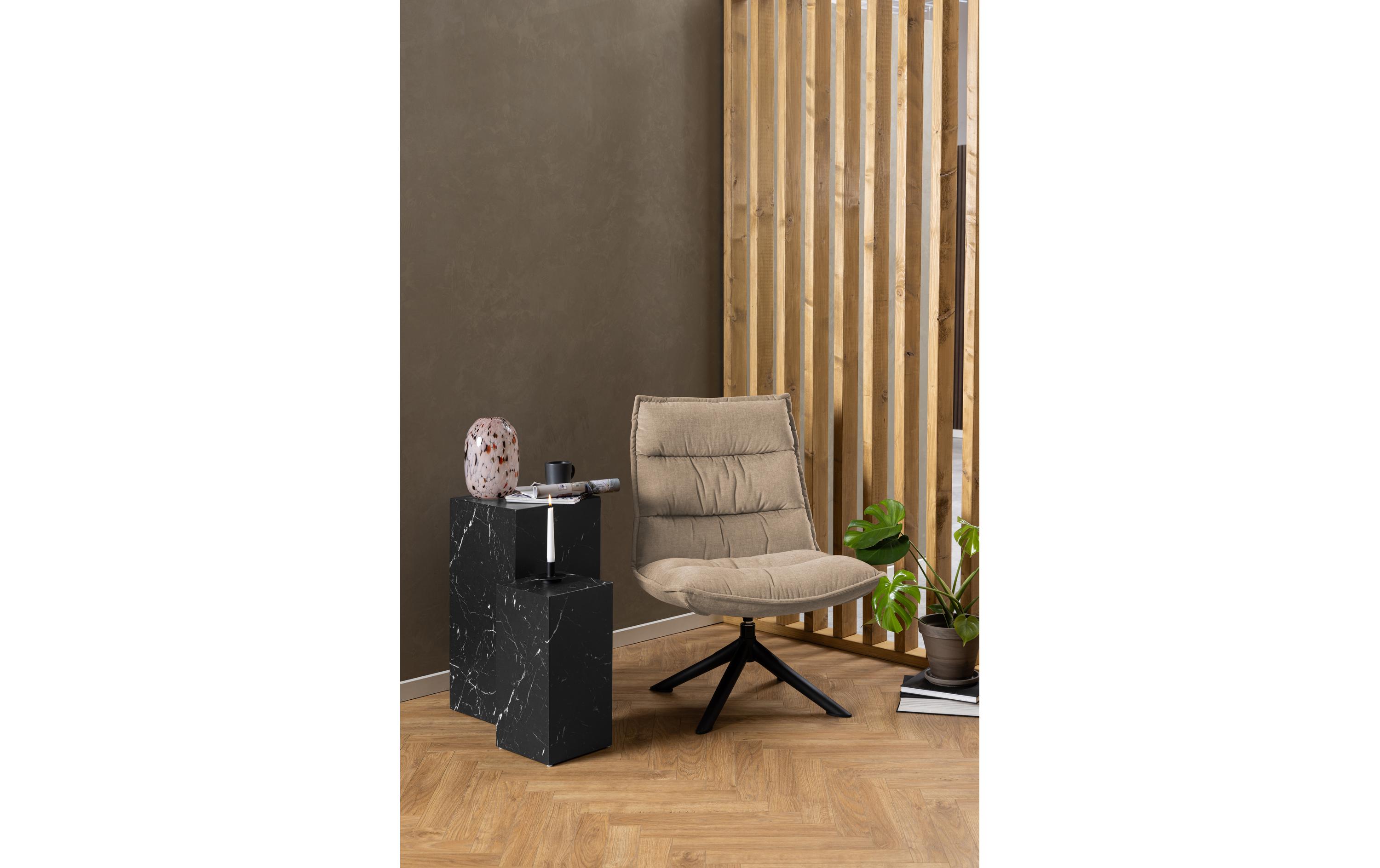 AC Design Sessel Blizzard Polyurethan (PU)/Stahl, Beige